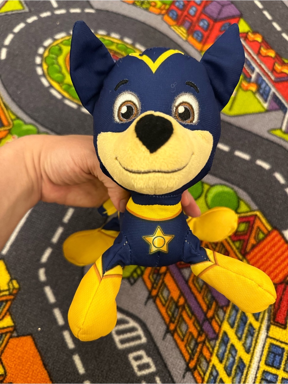 PAW Patrol Chase Plush Toy - Blue & Yellow Kids Stuffed Dog